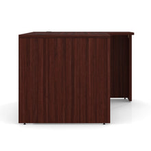 OfficeSource | OS Laminate | Right Desk Shell with Corner Extension