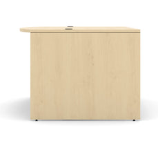 OfficeSource | OS Laminate | 66''W Bow Front Desk Shell