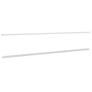 OfficeSource OS Laminate Collection Sliding Glass Door Rails For OS144OH