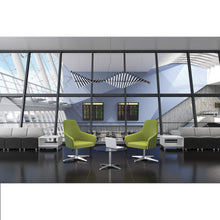 OfficeSource | OS Reception Tables | Metal 4 Leg Base For Cube Table