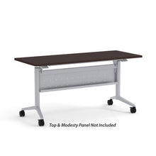 OfficeSource | Training Tables | T-Flip Top Table Leg - 46''W x 23''D