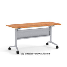 OfficeSource | Training Tables | T-Flip Top Table Leg - 46''W x 23''D