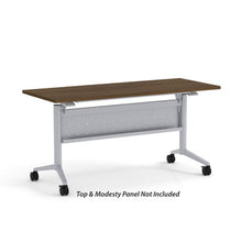OfficeSource | Training Tables | T-Flip Top Table Leg - 46''W x 23''D