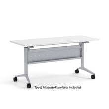 OfficeSource | Training Tables | T-Flip Top Table Leg - 46''W x 23''D