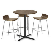 OfficeSource Conference/Multi-Purpose Tables Cafe Height Cross Base