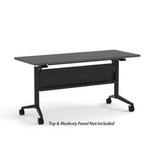 OfficeSource | Training Tables | T-Flip Top Table Leg - 46''W x 23''D