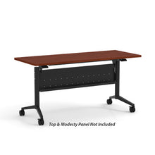 OfficeSource | Training Tables | T-Flip Top Table Leg - 46''W x 23''D