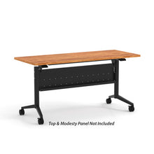 OfficeSource | Training Tables | T-Flip Top Table Leg - 46''W x 23''D