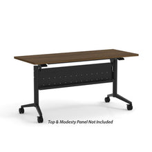 OfficeSource | Training Tables | T-Flip Top Table Leg - 46''W x 23''D