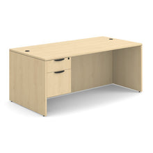 OfficeSource | OS Laminate | Single 3/4 Pedestal Desk - 71'' x 36''