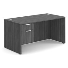 OfficeSource OS Laminate Collection Single 3/4 Pedestal Desk - 60'' x 30''