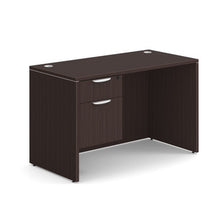 OfficeSource OS Laminate Collection Single 3/4 Pedestal Desk - 48'' x 24''