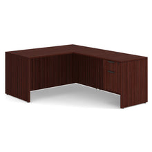 OfficeSource OS Laminate Collection Single 3/4 Pedestal ''L'' Desk - 60'' x 30''