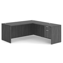 OfficeSource | OS Laminate Collection | Single 3/4 Pedestal ''L'' Desk - 71'' x 30''