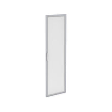 OfficeSource Storage & Wardrobe Cabinets Tempered Glass Silver Frame Cabinet Door For OS150, OS151