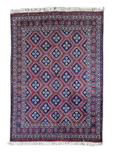 7x5 Traditional Afghan Wool Rug – Frontier Collection Style