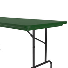 OfficeSource | Colorful Blow Mold Folding Tables | Fixed Height Blow Mold Table - 60'' x 30''
