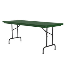 OfficeSource | Colorful Blow Mold Folding Tables | Fixed Height Blow Mold Table - 60'' x 30''