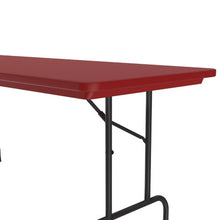 OfficeSource | Colorful Blow Mold Folding Tables | Fixed Height Blow Mold Table - 60'' x 30''