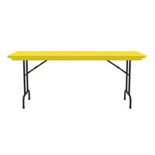 OfficeSource | Colorful Blow Mold Folding Tables | Fixed Height Blow Mold Table - 60'' x 30''