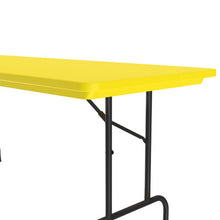 OfficeSource | Colorful Blow Mold Folding Tables | Fixed Height Blow Mold Table - 60'' x 30''