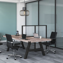 OfficeSource | SafeGuard Barrier | All Clear Acrylic Two Tier Shield with Foot