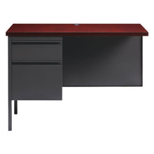 OfficeSource | Raleigh | 42''W Single Pedestal Steel Return