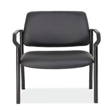 OfficeSource | Big & Tall | Guest Chair with Arms and Black Frame - 32''W