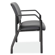 OfficeSource | Big & Tall | Guest Chair with Arms and Black Frame - 32''W