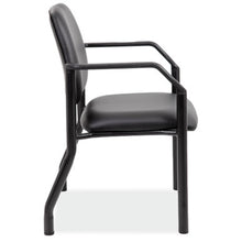 OfficeSource | Big & Tall | Guest Chair with Arms and Black Frame - 22''W