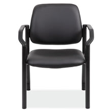 OfficeSource | Big & Tall | Guest Chair with Arms and Black Frame - 22''W