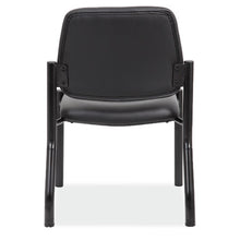 OfficeSource | Big & Tall | Armless Guest Chair with Black Frame - 23''W