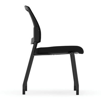 OfficeSource | Parson | Armless Micro Mesh Back Side Chair - Fabric