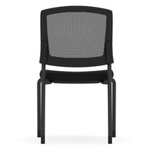 OfficeSource | Parson | Armless Micro Mesh Back Side Chair - Fabric
