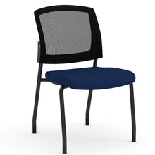 OfficeSource | Parson | Armless Micro Mesh Back Side Chair - Fabric