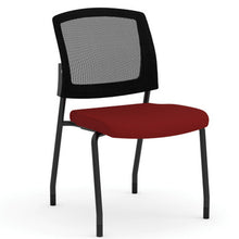 OfficeSource | Parson | Armless Micro Mesh Back Side Chair - Fabric