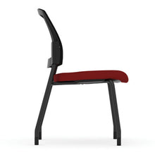 OfficeSource | Parson | Armless Micro Mesh Back Side Chair - Fabric