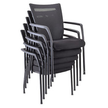 OfficeSource | CoolMesh | Mesh Back Stacking Chair