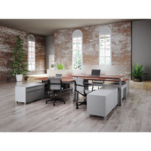 OfficeSource Benching Cabinets 2 Drawer Metal Benching File Cabinet - 35.5''W