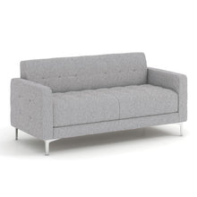 OfficeSource | Draper | Sofa with Silver Metal Legs
