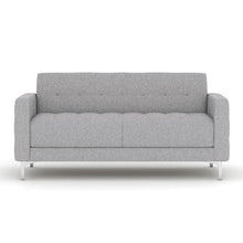 OfficeSource | Draper | Sofa with Silver Metal Legs