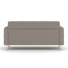 OfficeSource | Draper | Sofa with Silver Metal Legs