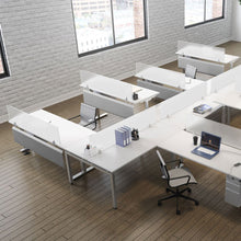 OfficeSource | StandUp Standing Desk Collection | Metal Perforated Modesty Panel - 65''W