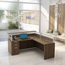 OfficeSource | Borders II | Rectangular Transaction Top 71''W x 12''D