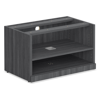 OfficeSource | StandUp Standing Desk | Open Shelf Cabinet (Top Not Included)