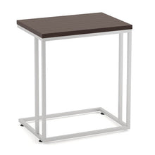 OfficeSource | OS Reception Tables | Laminate Side C Table with Silver Base
