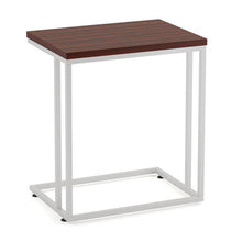 OfficeSource | OS Reception Tables | Laminate Side C Table with Silver Base