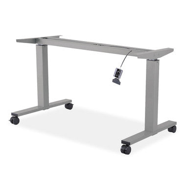 OfficeSource | StandUp Standing Desk Collection | Pneumatic Height Adjustable Base with Casters - 60''W x 30''D