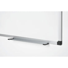 OfficeSource ViZual Collection Magnetic Porcelain Dry-Erase Board with Aluminum Frame - 48'' x 96''