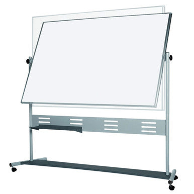 OfficeSource ViZual Collection Dry-Erase Mobile Revolving Easel - 48'' x 72''
